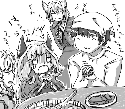 皆でいなり寿司作り